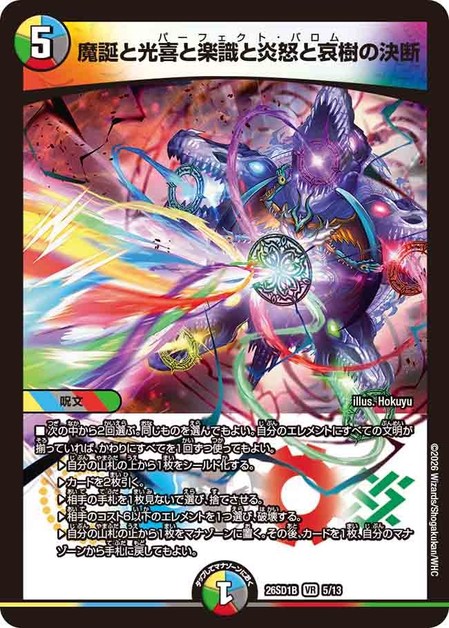 魔誕と光喜と楽識と炎怒と哀樹の決断