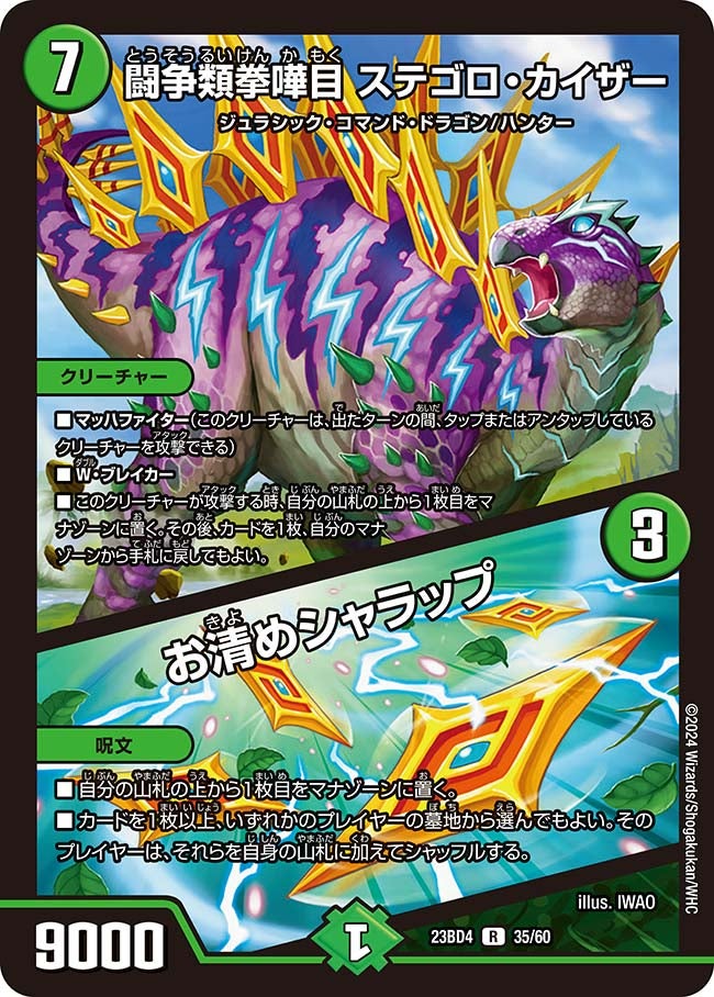 闘争類拳嘩目 ステゴロ・カイザー / お清めシャラップ（dm23bd4-035）の画像