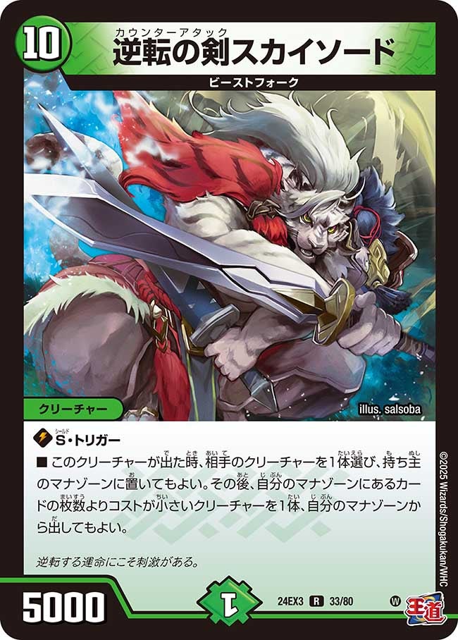 逆転の剣スカイソード（dm24ex3-033）の画像